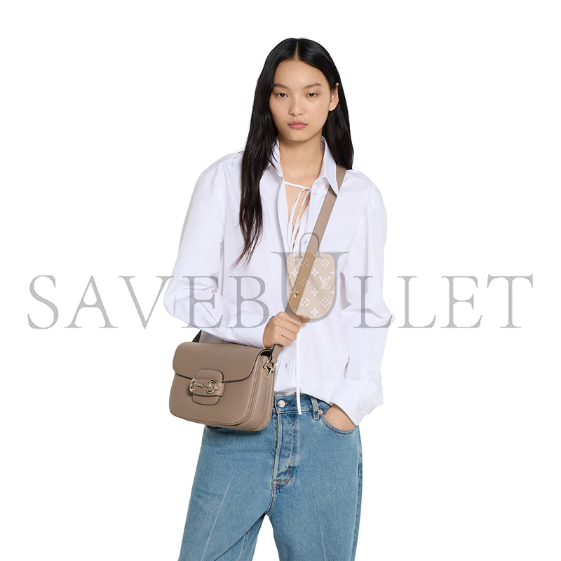 G*u*i horsebit 1955 soft medium shoulder bag 815178 aaefh 1523 (26*17.5*10cm)